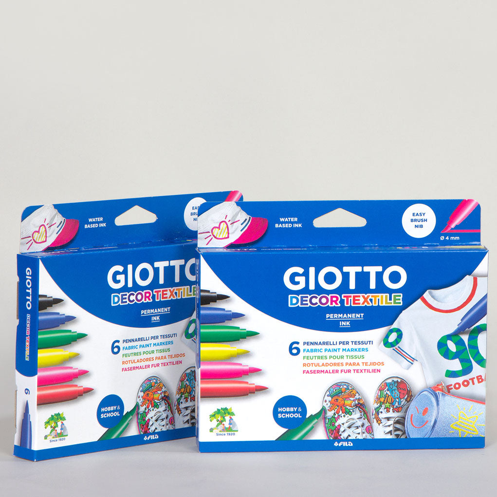 Giotto Decor Tekstil Kalemi 6 'lı - istecanta.com