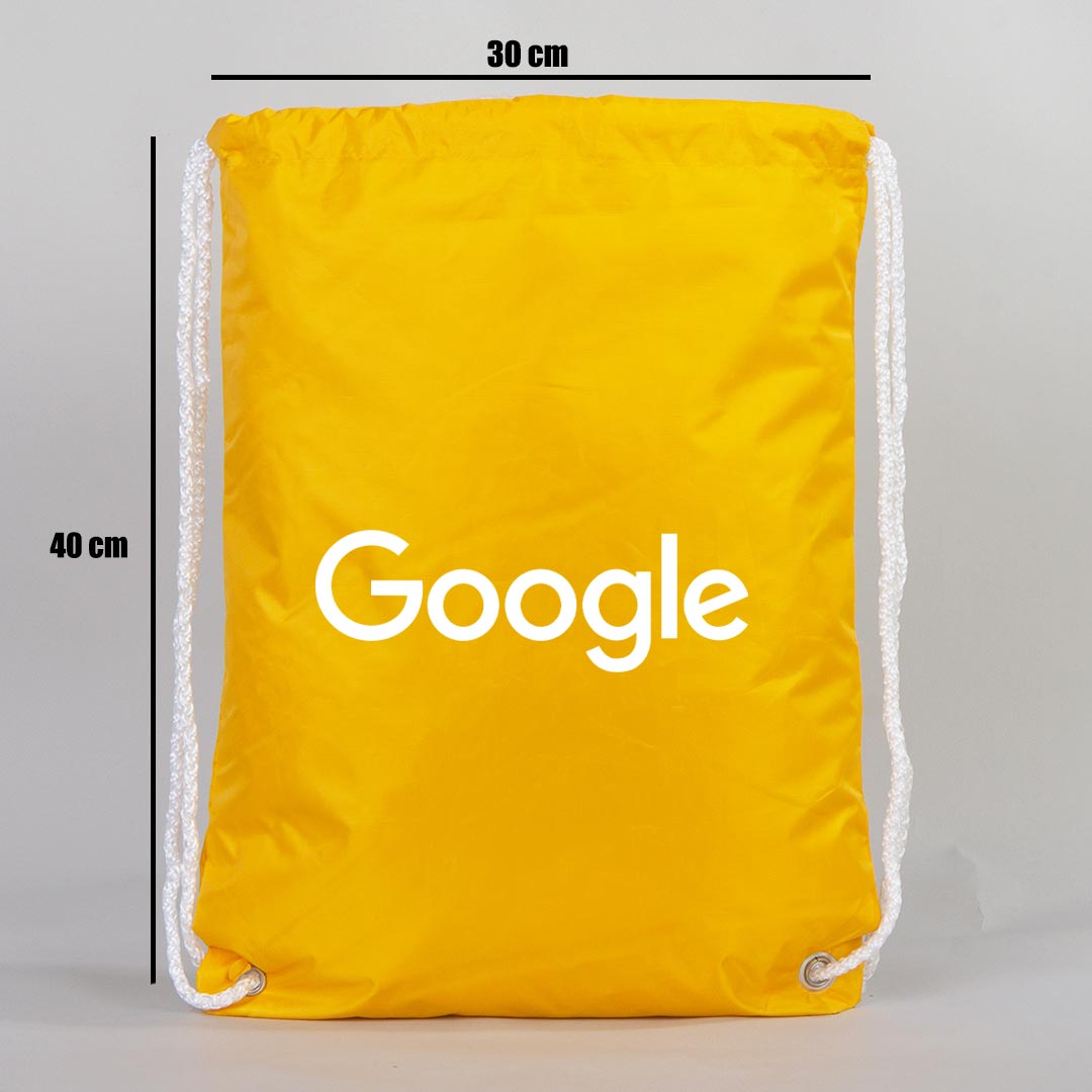 Imperteks Promosyon Sarı Büzgülü Sırt Çantası - Google - istecanta.com