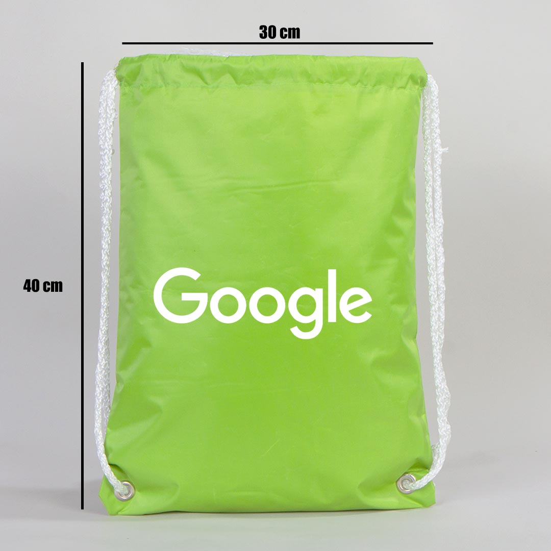 Imperteks Promosyon Yeşil Büzgülü Sırt Çantası - Google - istecanta.com