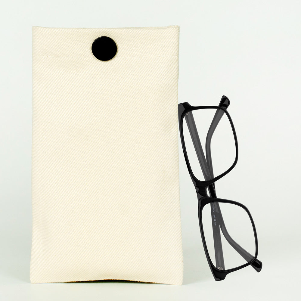 Gözlük Kılıfı - Soft Kumaş Gabardin- Çıtçıtlı 12x20 cm - istecanta.com