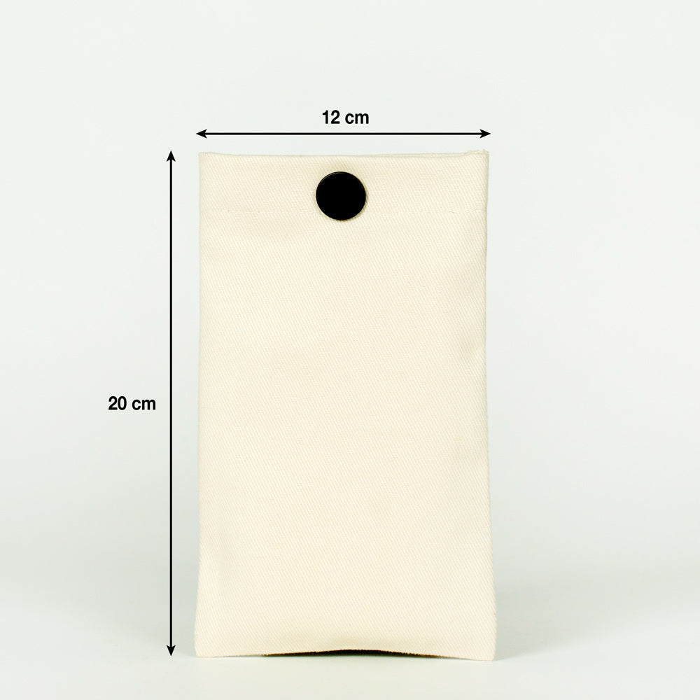 Gözlük Kılıfı - Soft Kumaş Gabardin- Çıtçıtlı 12x20 cm - istecanta.com