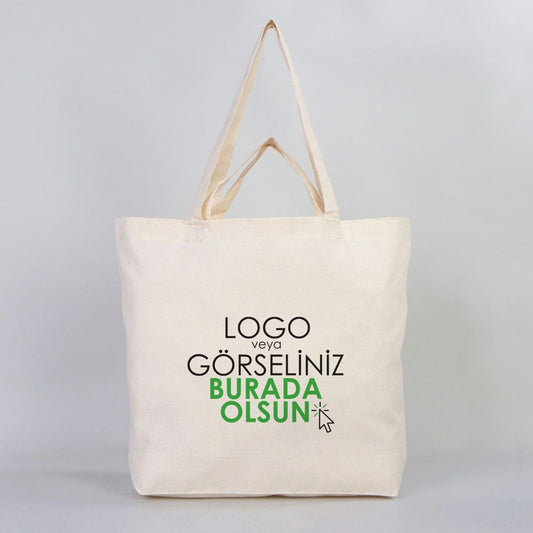 Ham Bez Alışveriş - Market Çantası 48x41x10 cm (Özelleştirilebilir) - istecanta.com