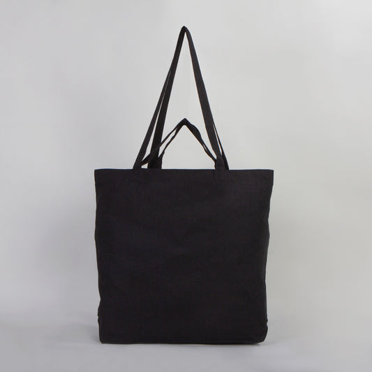 Ham Bez Alışveriş - Market Çantası Siyah 48x41x10 cm - istecanta.com