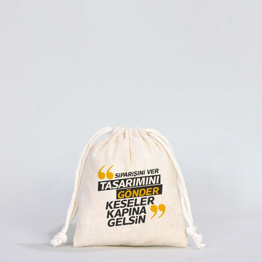 Bez Kese 7x10 cm (Özelleştirebilir) - istecanta.com