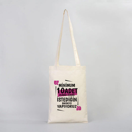 Ham Bez Çanta 25 x 35 cm (Özelleştirilebilir) - istecanta.com