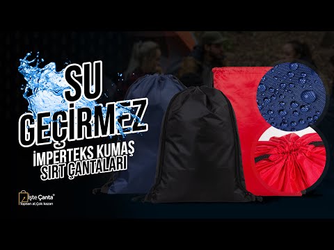 İmperteks 30x40 Kuş Gözlü Büzgülü Sırt Çantası - Yeşil - istecanta.com