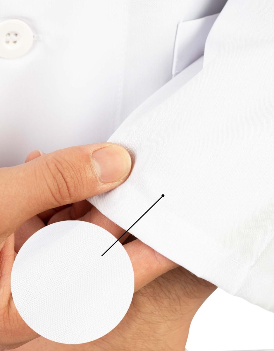 Beyaz Erkek Önlük, Öğretmen Doktor İş Önlüğü (Özelleştirilebilir) - istecanta.com