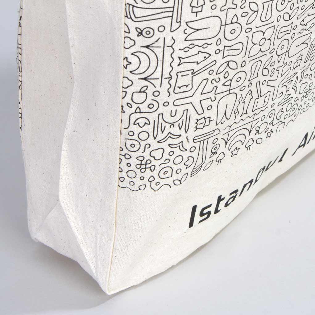 Full Gusset Customized Tote Bags 40x35x9cm - istecanta.com
