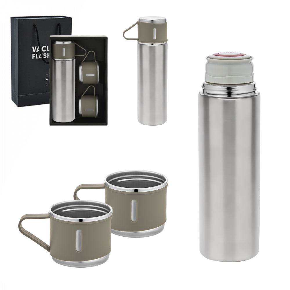 5337 ÇELİK 3'LÜ TERMOS SET / 500 ML - istecanta.com