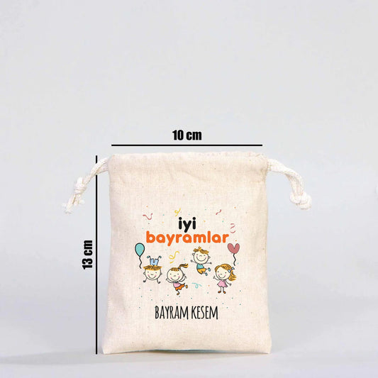 İyi Bayramlar Bayram Harçlığı Kesesi -  10x13 cm - No:8
