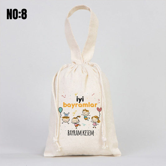 İyi Bayramlar Bayram Kesem - Tek Tutma Kısa Kulp, 15,5 x 20 cm - No:8 - istecanta.com