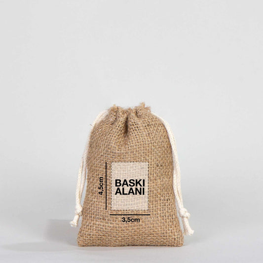 Jüt (Çuval) Kese 10x13 cm (Özelleştirebilir) - istecanta.com