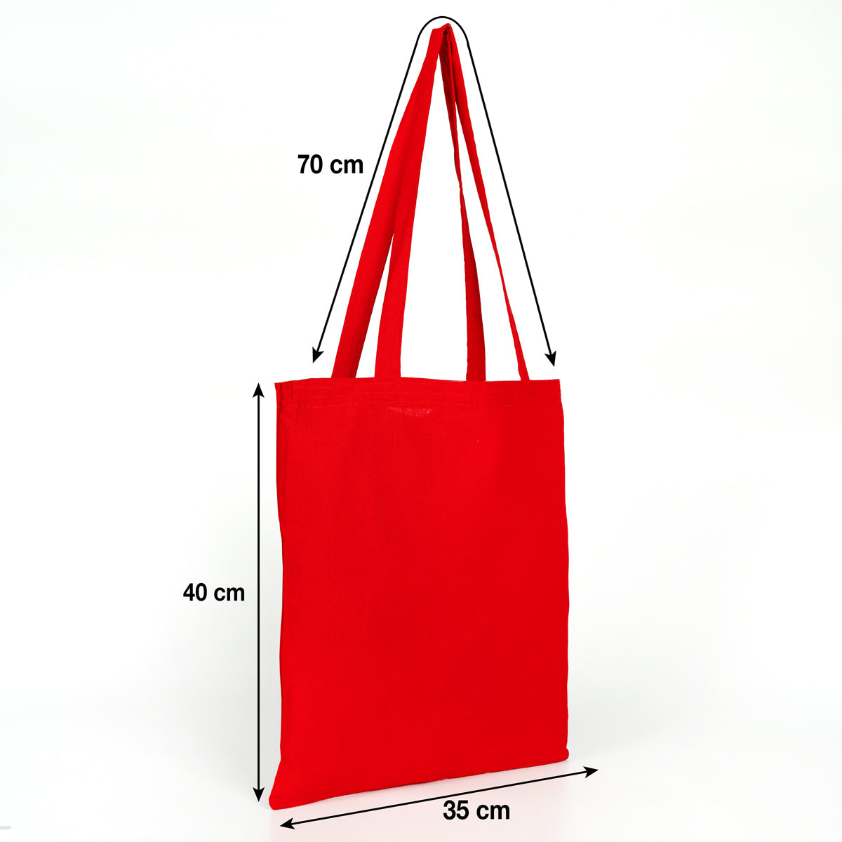 Ham Bez Çanta 35x40 cm Kırmızı Renk - istecanta.com