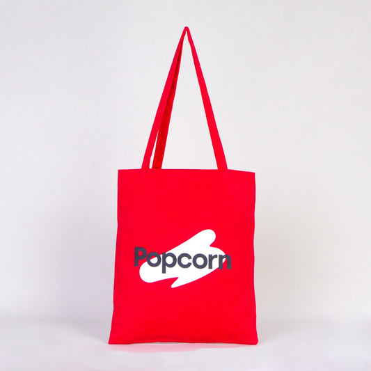 Kırmızı Promosyon Kanvas Çanta - 35x40cm - istecanta.com