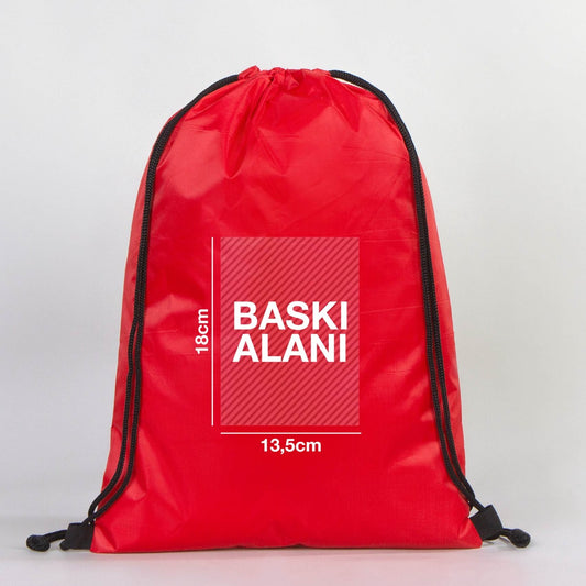 İmperteks Sırt Çantası 32x45 cm Kırmızı (Özelleştirilebilir) - istecanta.com