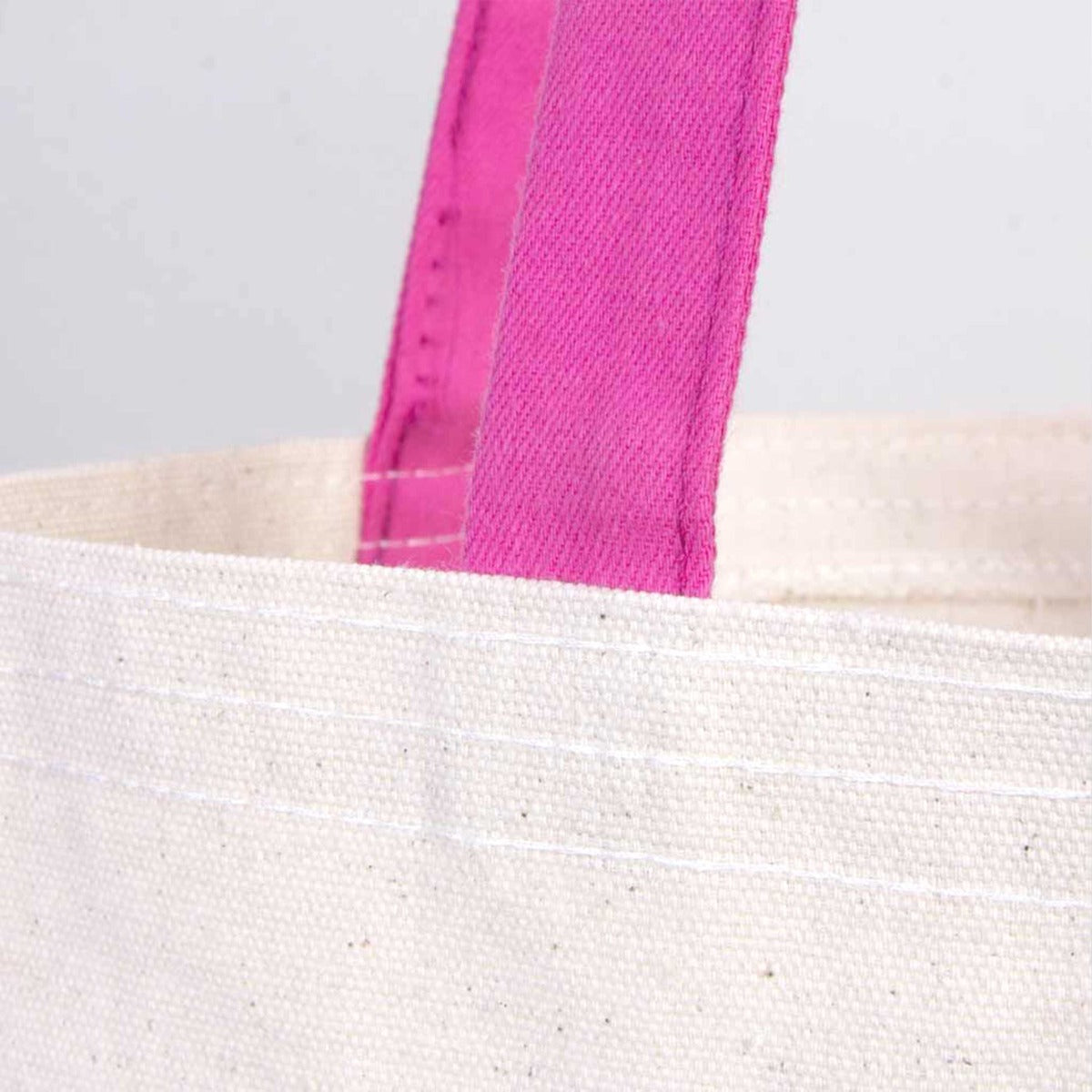 Kanvas Çanta Renkli Kulp - İç Cepli - Kadınlar Günü - istecanta.com