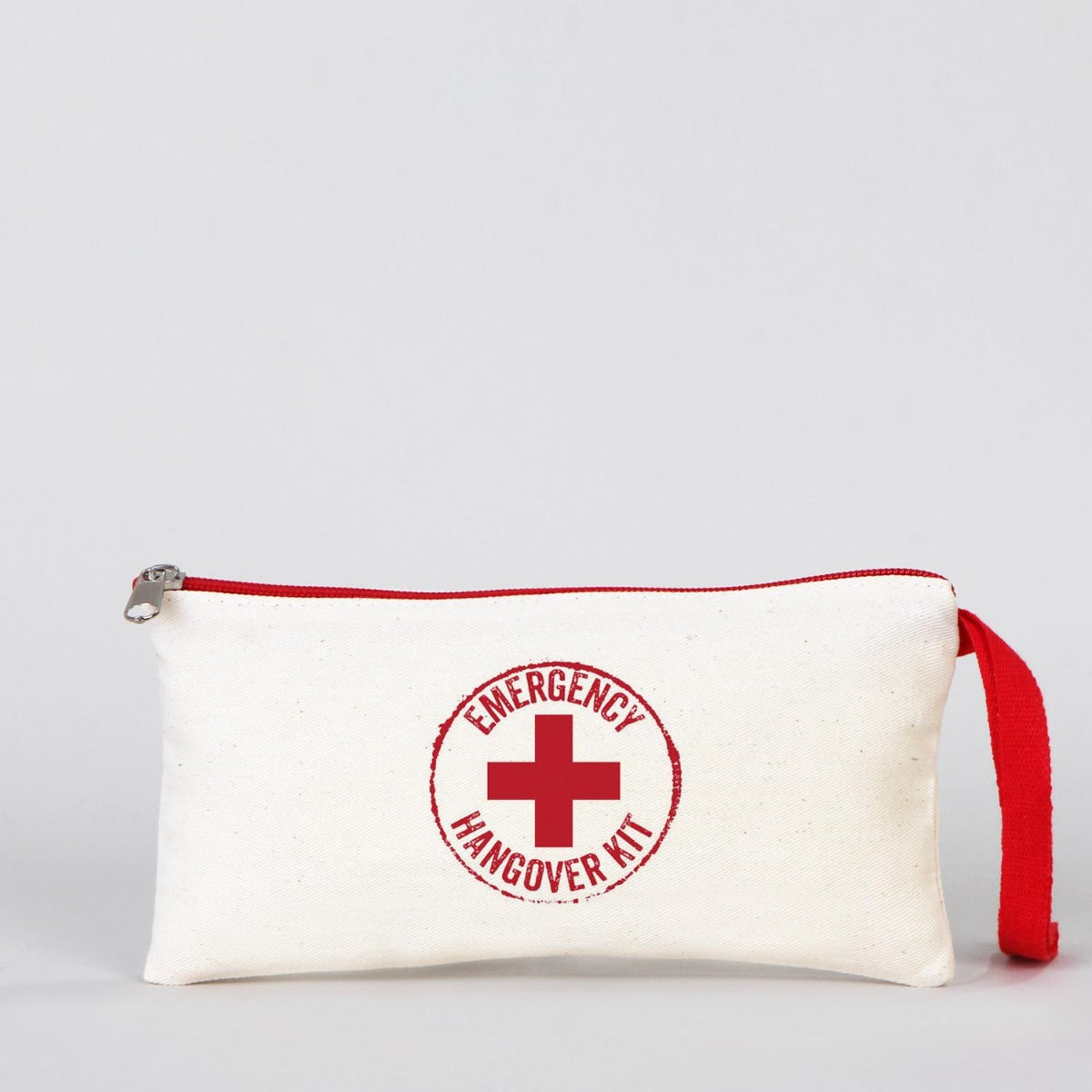 Bez Kalemlik Renkli Fermuar Kırmızı-Özelleştirilebilir - istecanta.com