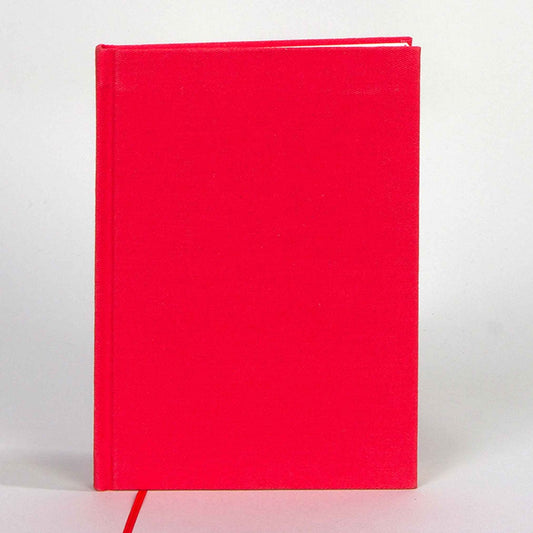 Kanvas Defter Kırmızı 14x20 cm - istecanta.com