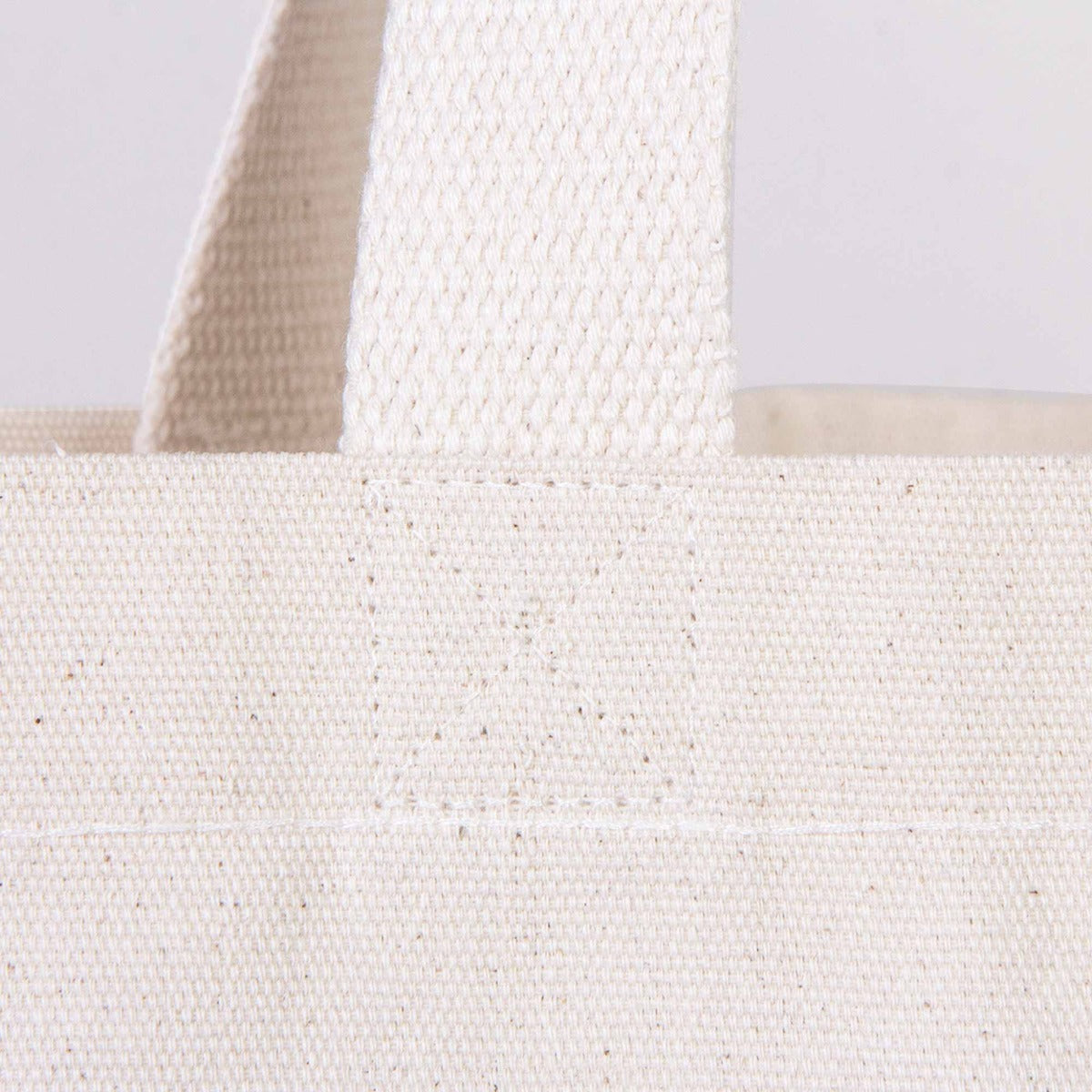 Kanvas Bez Çanta İç Cepli Örgü Kulp - 40x40x10 cm - istecanta.com
