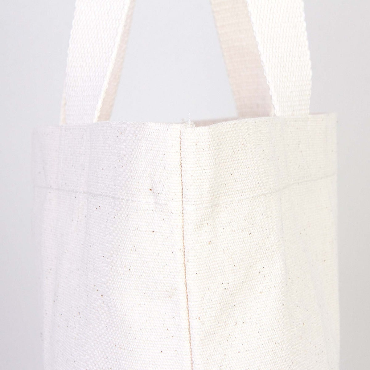 Kanvas Bez Çanta İç Cepli Örgü Kulp - 40x40x10 cm - istecanta.com