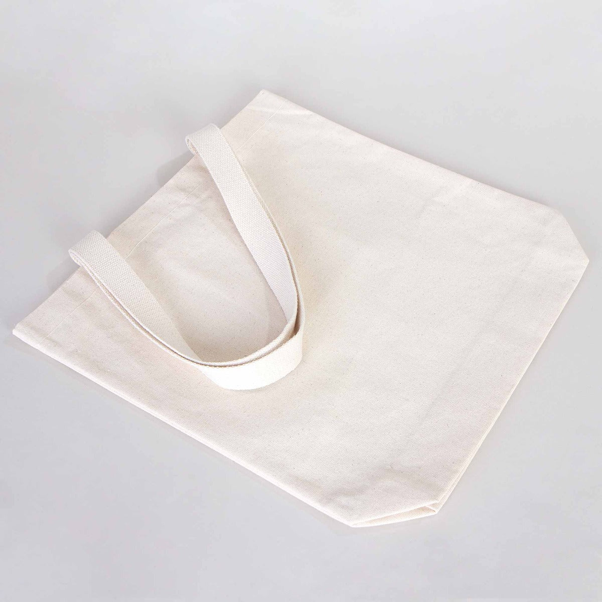 Kanvas Bez Çanta İç Cepli Örgü Kulp - 40x40x10 cm - istecanta.com