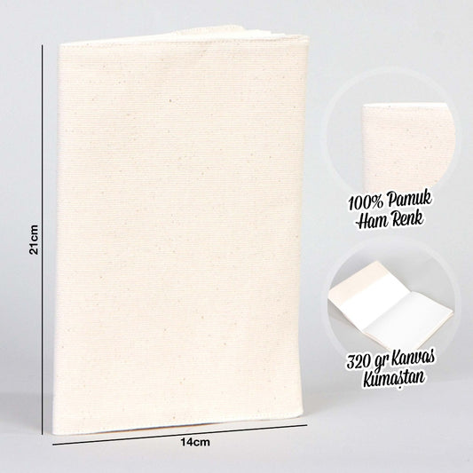 Kanvas Kılıf + Defter - istecanta.com