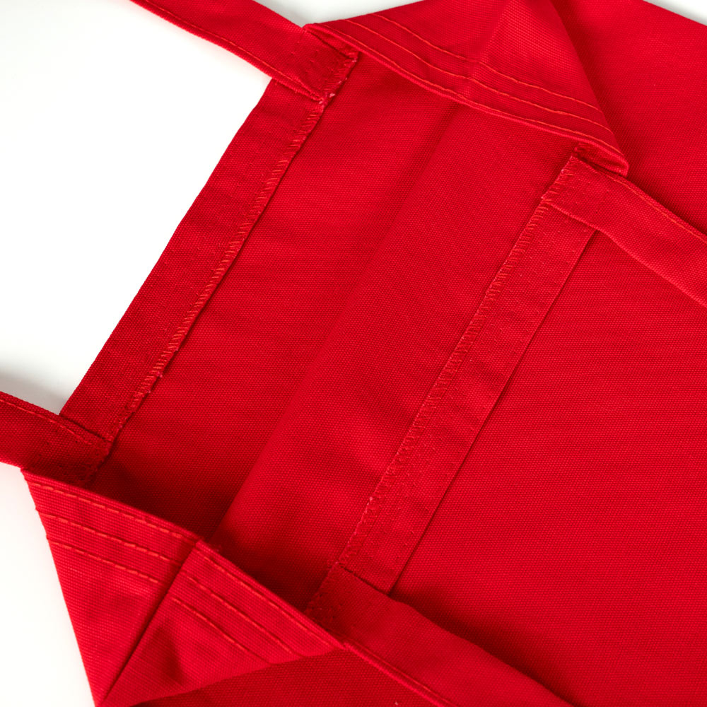 Kanvas Çanta Kırmızı 35 x 40 cm (Özelleştirilebilir) - istecanta.com