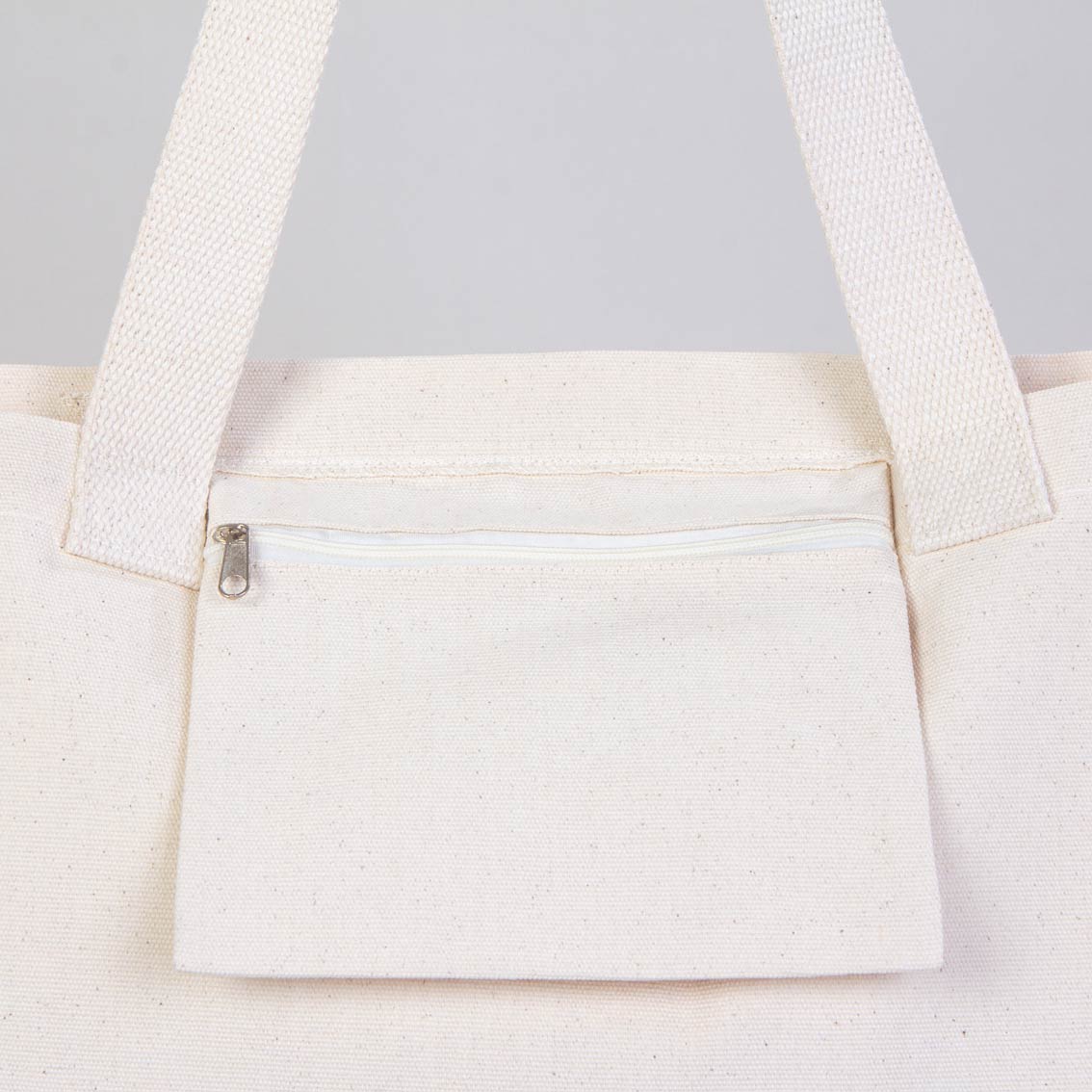 Modern Kanvas Çanta - Dıştan Örgü Kulp 45x35x8 cm (Özelleştirilebilir) - istecanta.com