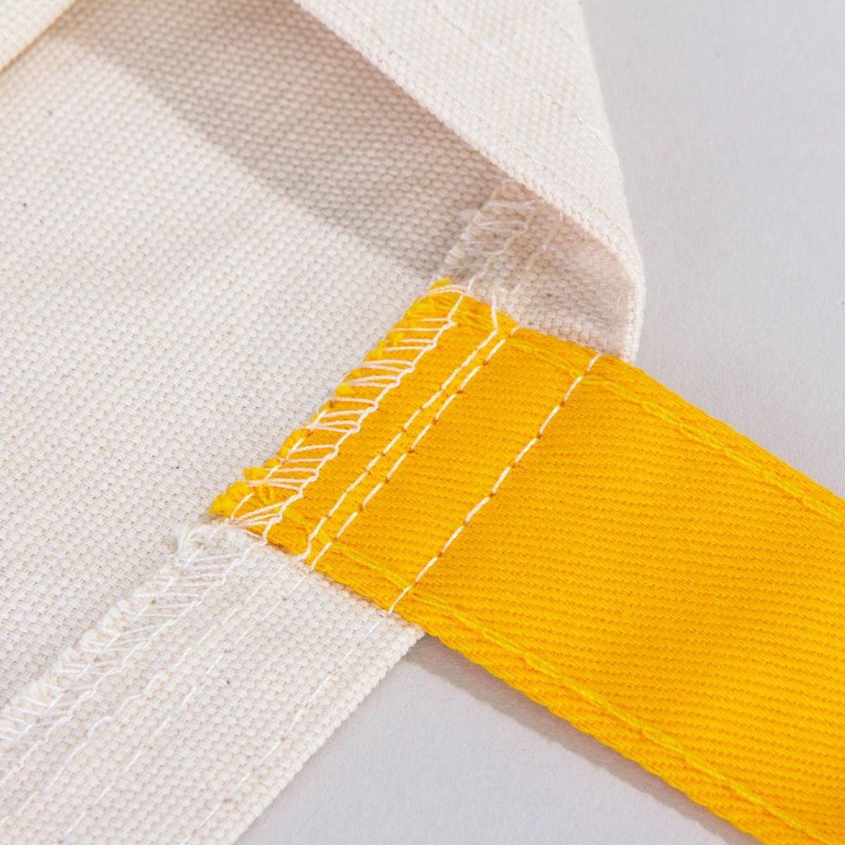 Kanvas Çanta Sarı Kulp - İç Cepli (Özelleştirilebilir) - istecanta.com