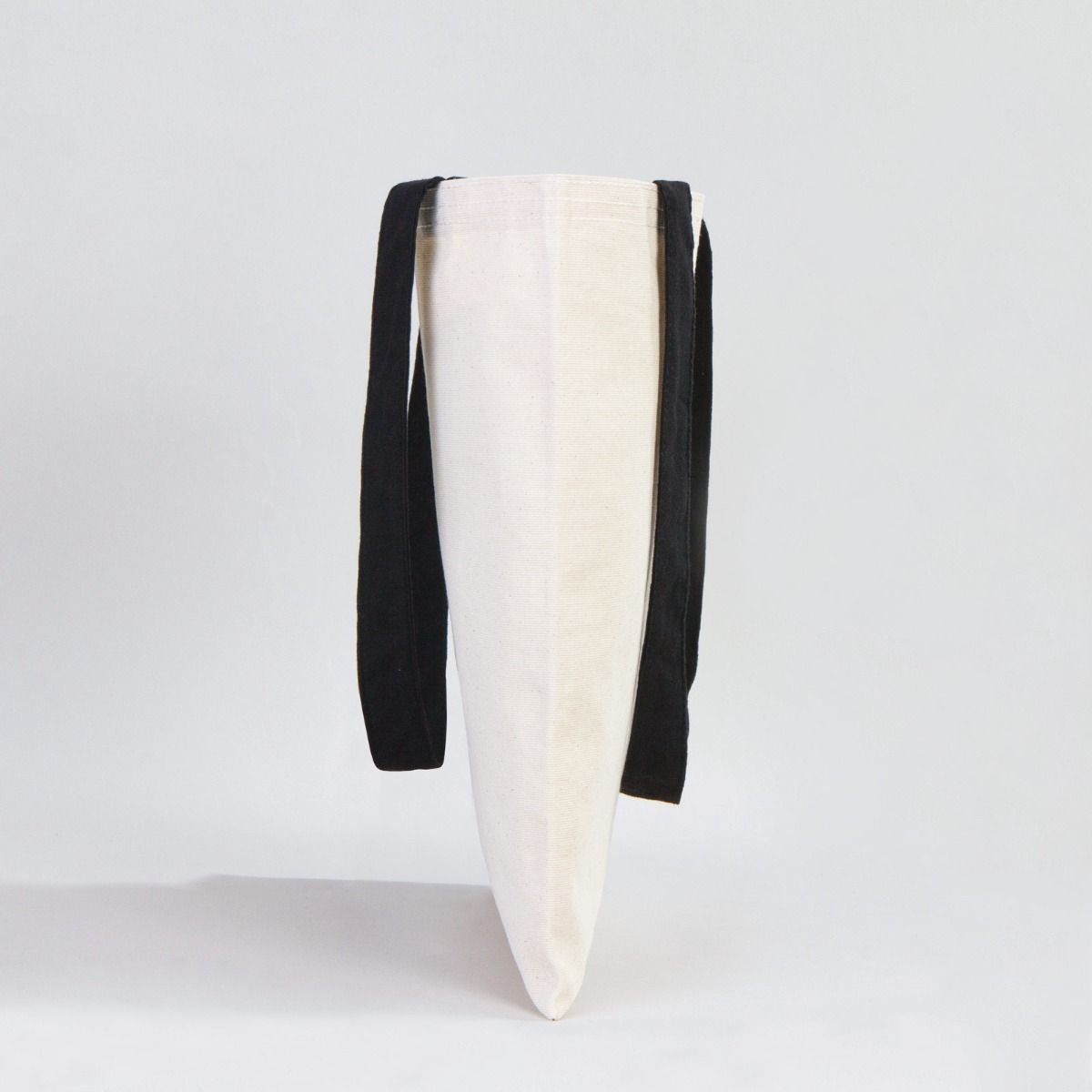 Kanvas Çanta Siyah Kulp - İç Cepli - istecanta.com