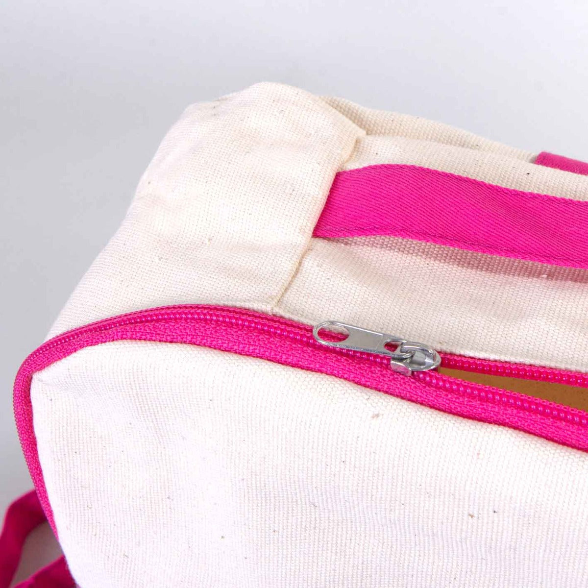 Kanvas Sırt Çantası VİP Fuşya - 25x32x10 cm - istecanta.com