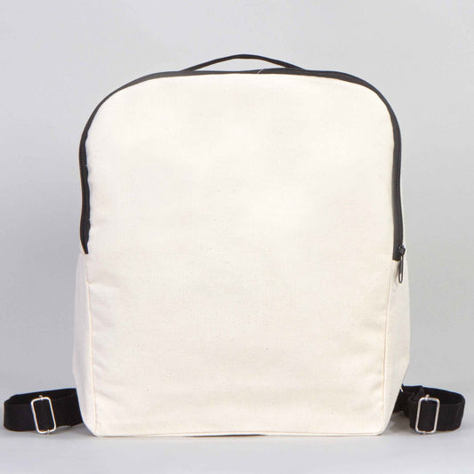 Kanvas Sırt Çantası VIP Siyah - 25x32x10 cm - istecanta.com