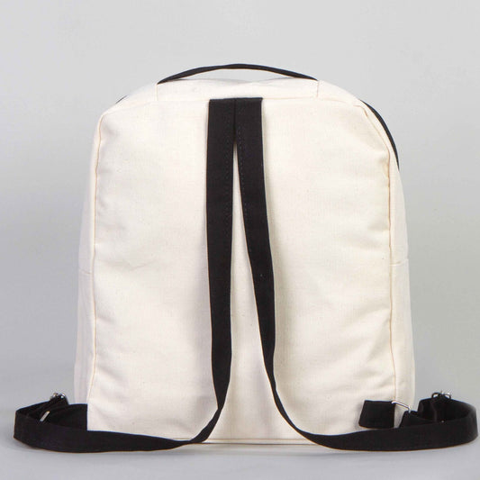 Kanvas Sırt Çantası VIP Siyah - 25x32x10 cm - istecanta.com