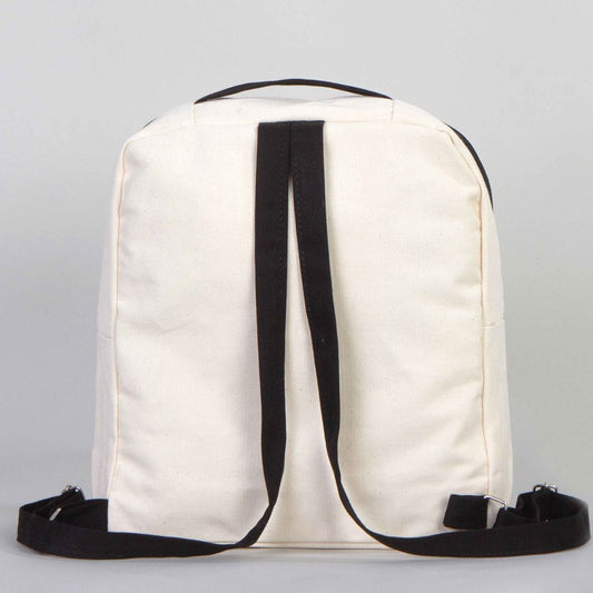 Siyah VIP Kanvas Sırt Çantası (Özelleştirilebilir) - istecanta.com