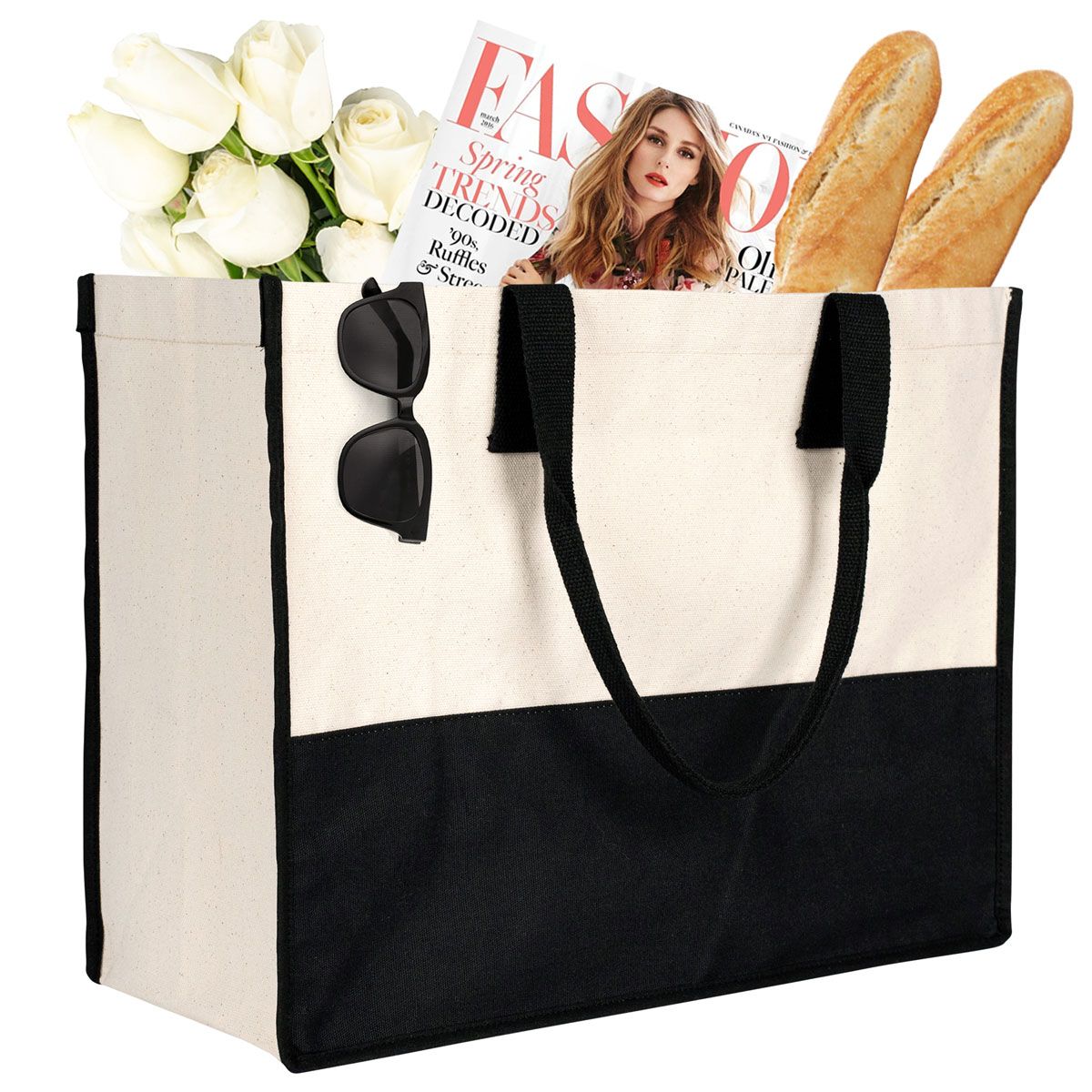 Kadınlar Günü Elite Kanvas Bez Çanta - 390gr - 45x35x19 cm (Özelleştirilebilir) - istecanta.com
