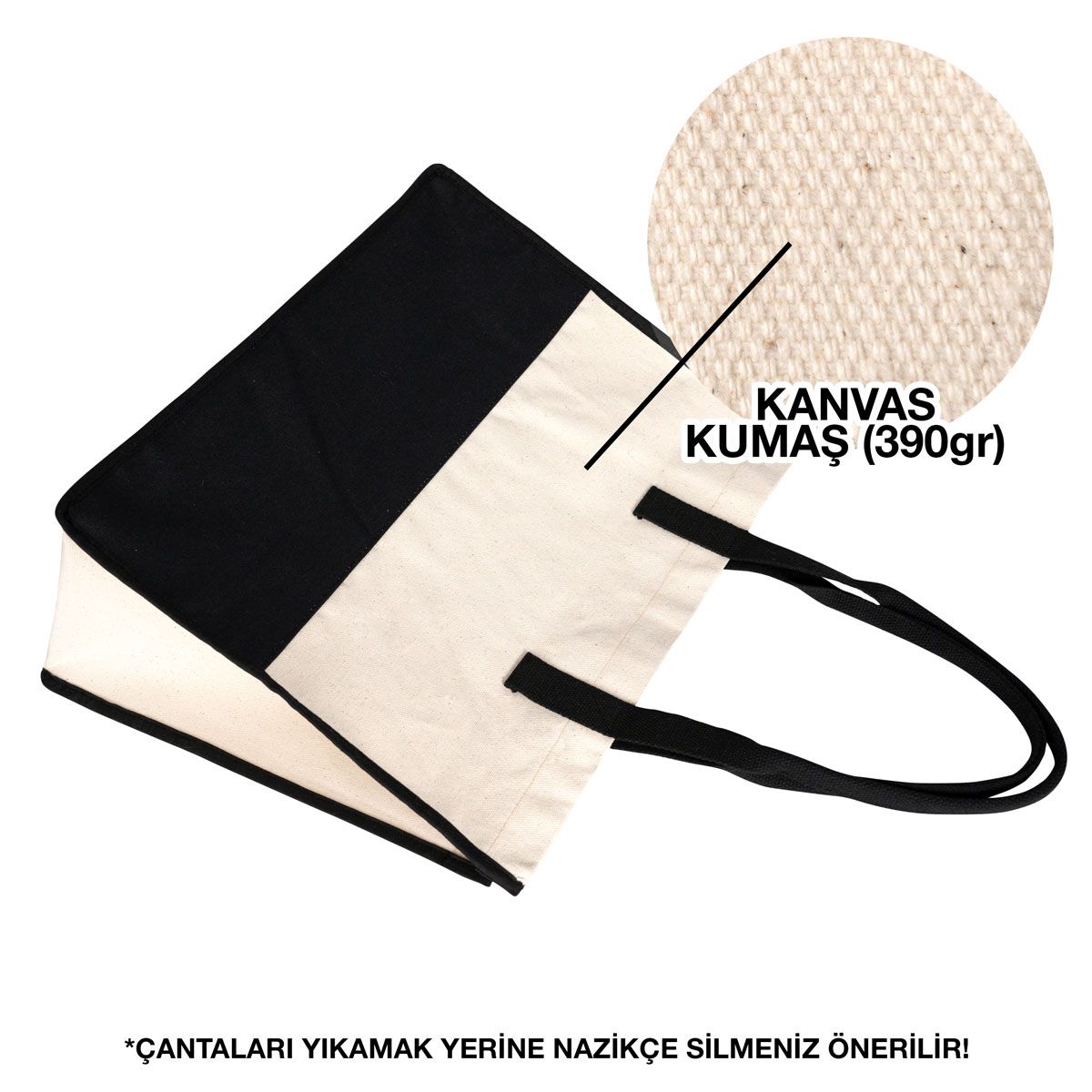 Kadınlar Günü Elite Kanvas Bez Çanta - 390gr - 45x35x19 cm (Özelleştirilebilir) - istecanta.com