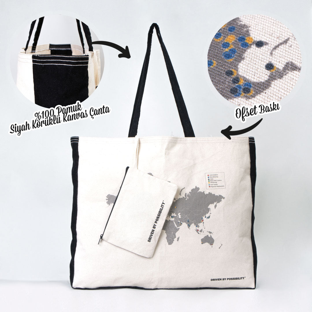 Promosyon Kanvas Çanta - 45x39x10 cm - istecanta.com