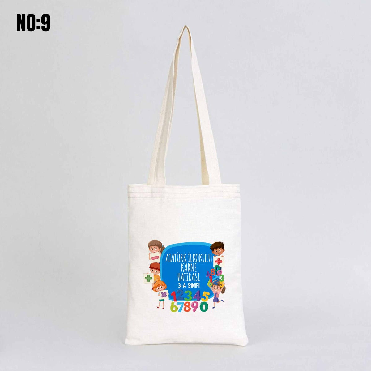 Kitap Çantası Karne Günü Hediyesi - 20x25cm (Özelleştirilebilir) - istecanta.com