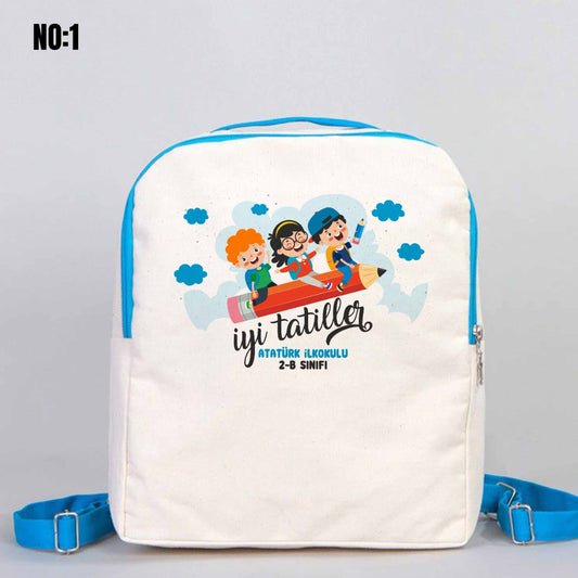 Karne Günü VIP Kanvas Sırt Çantası - 25x32x10 cm (Özelleştirilebilir) - istecanta.com