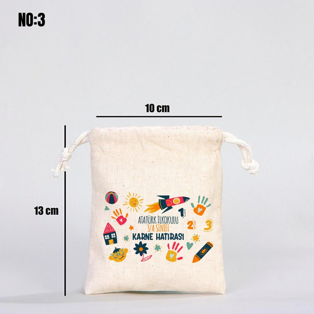 Karne Günü Bez Kese - 10x13 cm (Özelleştirilebilir) - istecanta.com