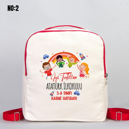 Karne Günü VIP Kanvas Sırt Çantası - 25x32x10 cm (Özelleştirilebilir) - istecanta.com