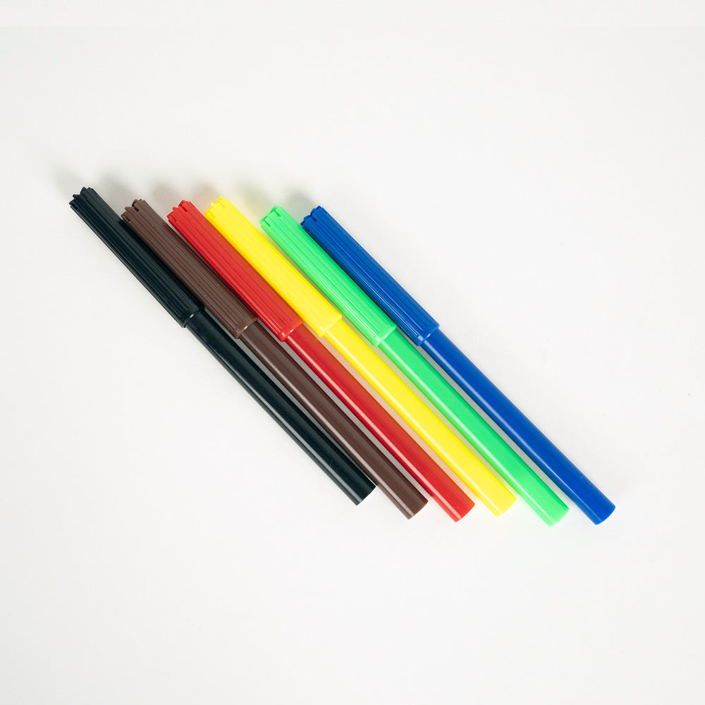 Red Apple / Fixpoint Keçeli Kalem 6'lı Pvc - istecanta.com