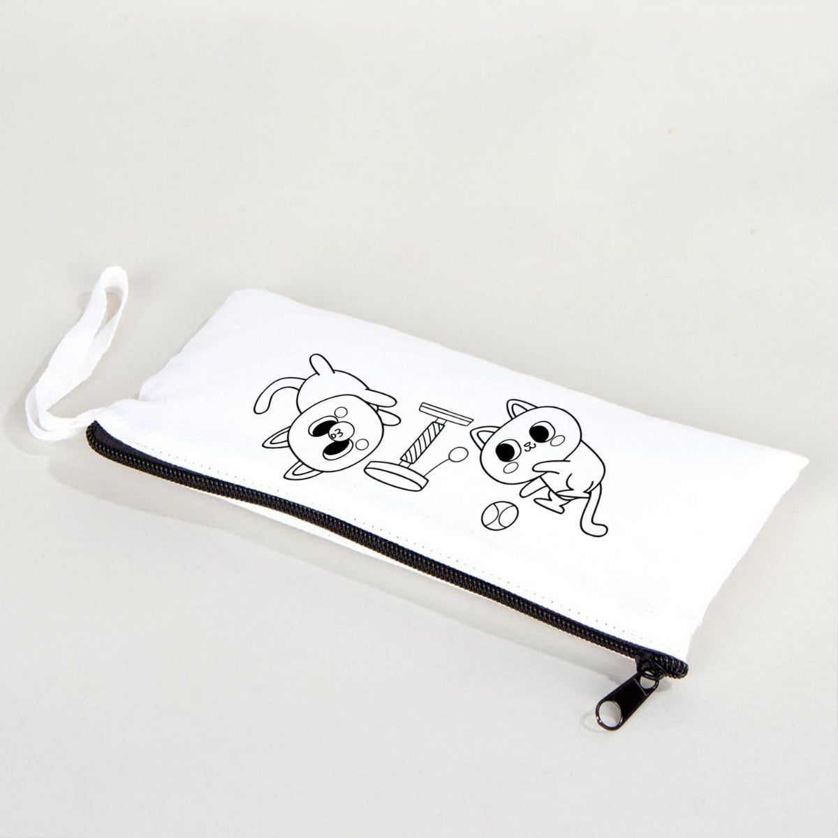 Boyanabilir Bez Kalemlik - Sevimli Kediler - istecanta.com