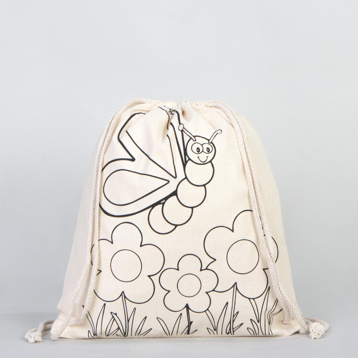 Bammerz Boyanabilir Büzgülü Bez Çanta Kelebek - Zıpzıp - istecanta.com