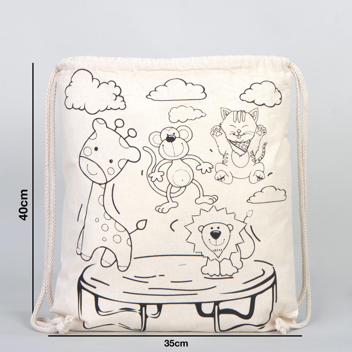 Bammerz Boyanabilir Büzgülü Bez Çanta Kelebek - Zıpzıp - istecanta.com