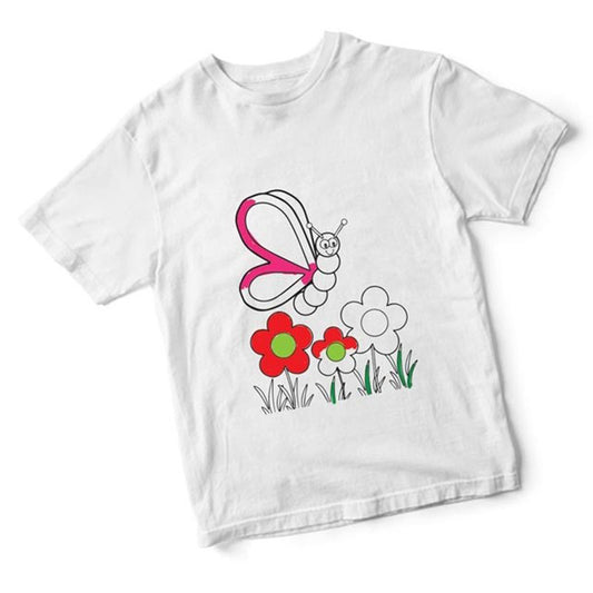 Tişört Boyama - Kelebek - istecanta.com
