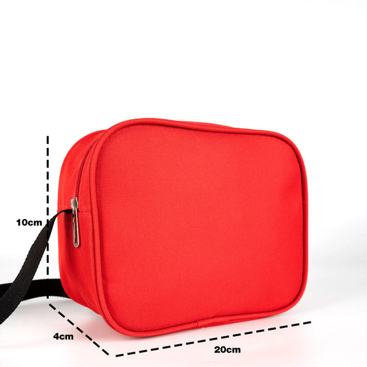 Okul Öğrenci Beslenme Çantası Omuz Askılı İmperteks Kırmızı