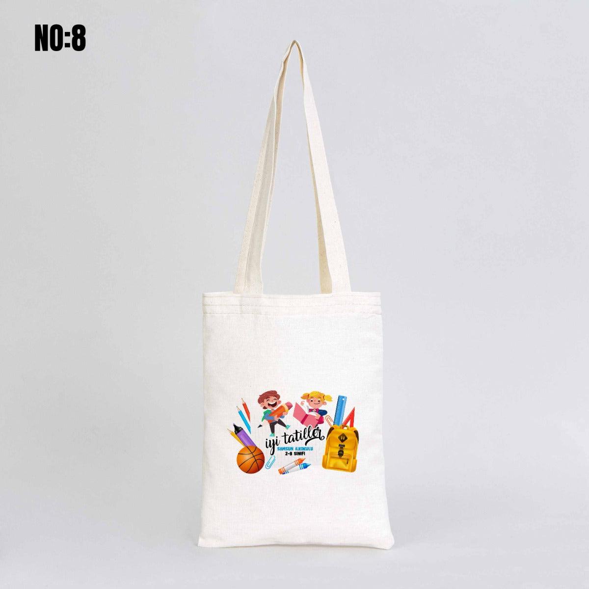 Kitap Çantası Karne Günü Hediyesi - 20x25cm (Özelleştirilebilir) - istecanta.com