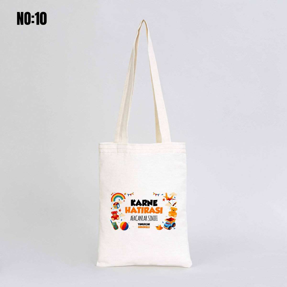 Kitap Çantası Karne Günü Hediyesi - 20x25cm (Özelleştirilebilir) - istecanta.com