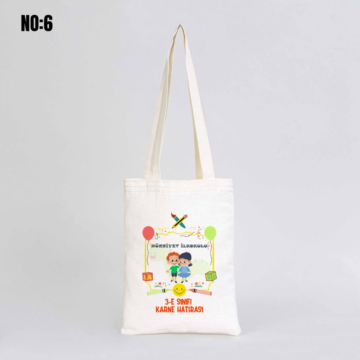 Kitap Çantası Karne Günü Hediyesi - 20x25cm (Özelleştirilebilir) - istecanta.com